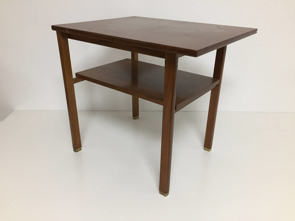 Edward Wormley for Dunbar walnut side table