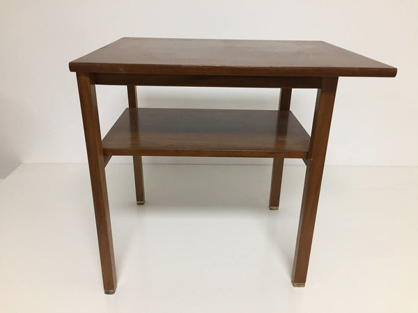 Edward Wormley for Dunbar walnut side table