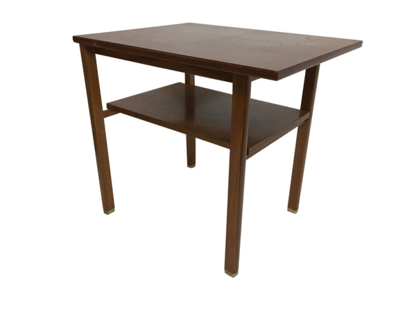 Edward Wormley for Dunbar walnut side table