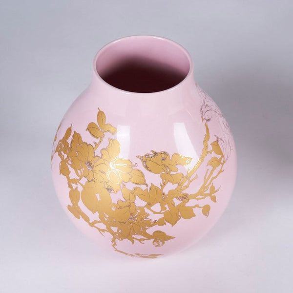 Hella Jongerius pink and gold vases