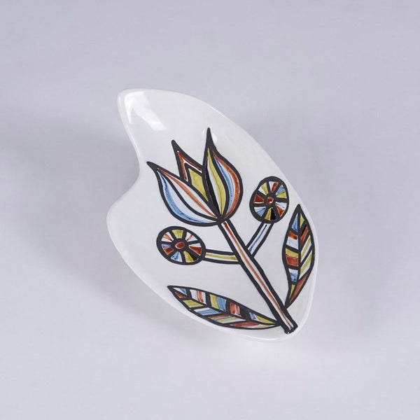 Large midcentury modern free form ceramic bowl