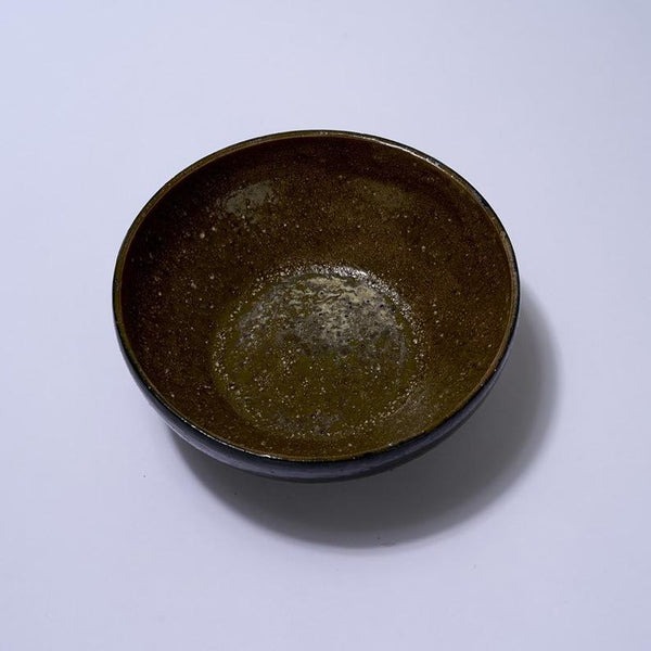 Large vintage mid century studio pottery bowl