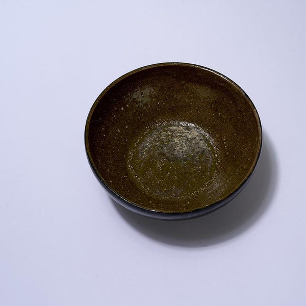 Large vintage mid century studio pottery bowl