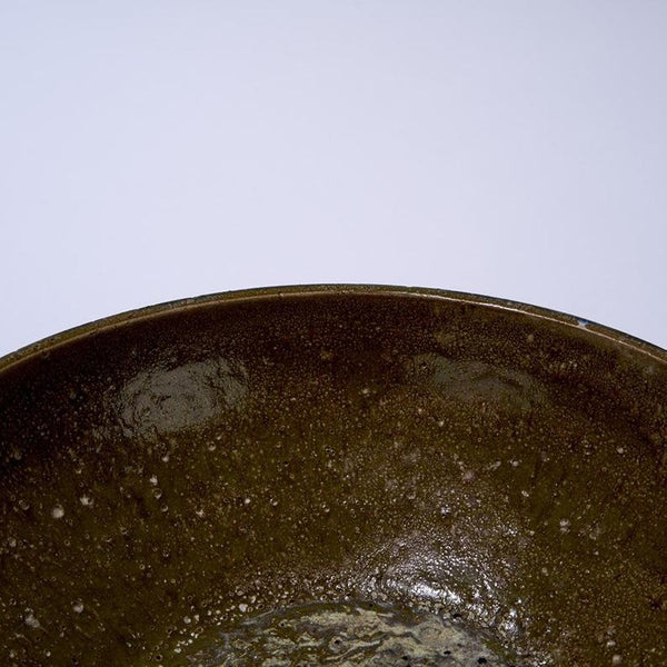 Large vintage mid century studio pottery bowl