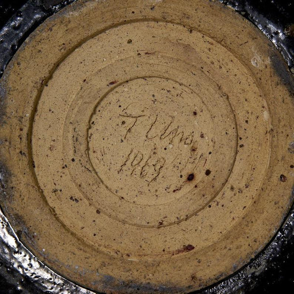 Large vintage mid century studio pottery bowl
