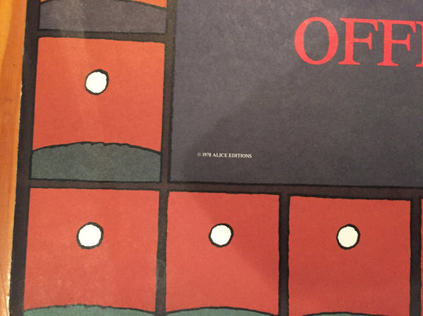Vintage Folon poster “Officine Grafiche Elli & Pagani” 1978 Alice Editions