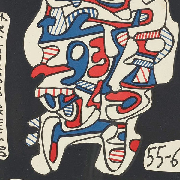 Vintage framed poster of a drawing