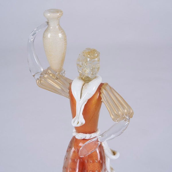 Vintage midcentury Venetian glass figurine