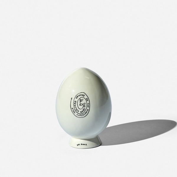 Vintage ceramic egghead