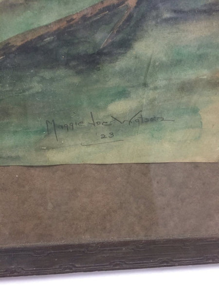 Watercolor landscape painting by Maggie Joe Watson
