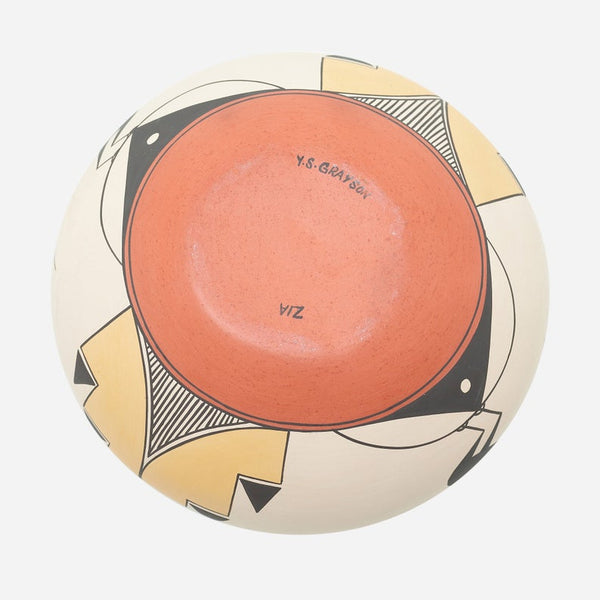 Zia pottery bowl by Yvonne Shije Grayson
