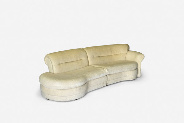 Sectional sofa in the style of Vladimir Kagan