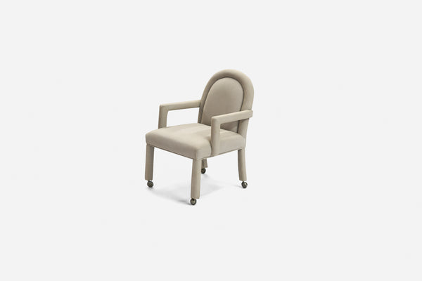 Dining table and 4 chairs in the style of Milo Baughman