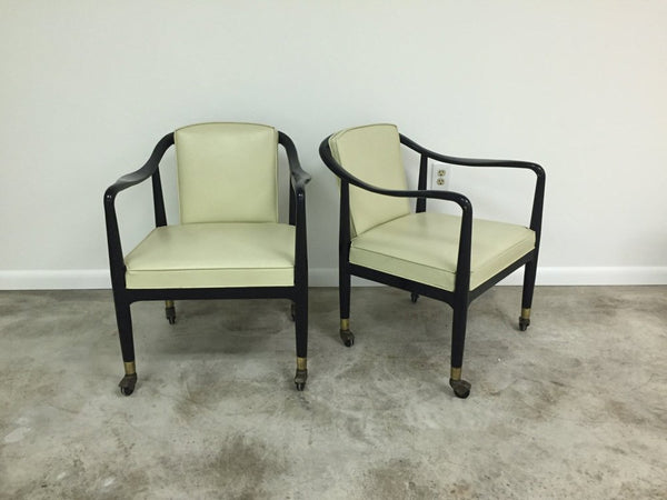 Pair of mid century lounge chairs